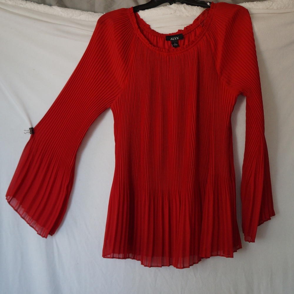 ALYX Sheer Ruffled flared Blouse